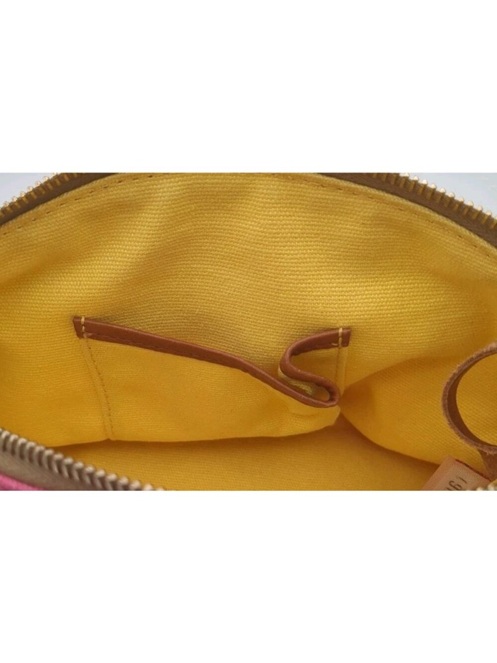 Dooney & Bourke Pink Canvas Vacchetta Leather Mini Juliette Satchel Crossbody - Picture 10 of 13